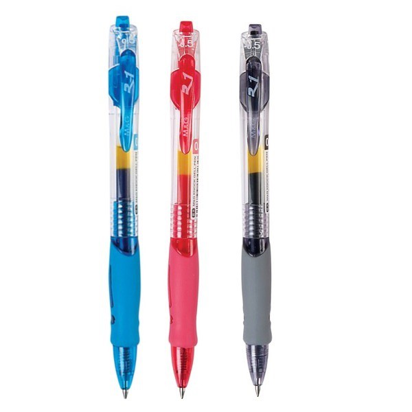 (2 ด้าม) ปากกาเจล M&amp;G GP1008 0.5 มม.
