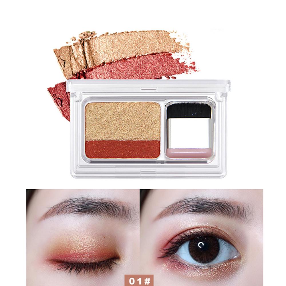 (ตัวใหม่ /ของแท้) โนโว Novo Sexy Eyes 18 Two Tone Eyeshadow eye magazine อายแชโดว์ 2 เฉดสี