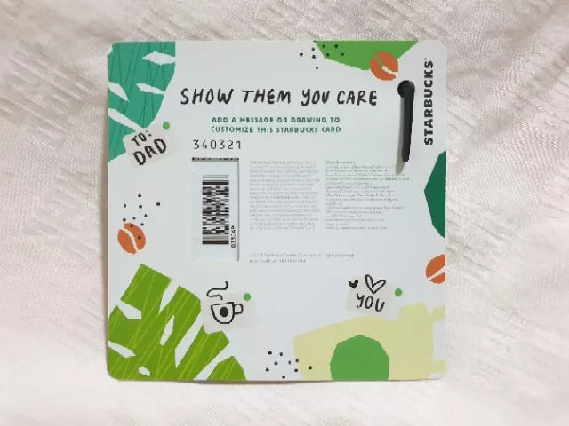 บัตรสตาร์บัตร Starbucks Card แถมปากกา thumbnail 3