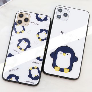 เคส  OPPO Reno 8T 8Z A78 Reno6 Pro Reno6 5G A94 Reno 5 5Pro Reno 4 Pro 5G Reno2 2F F11 Pro F9 F7 F5 F1s   เคสแก้ว ยากเคส    Tempered Glass Back Shockproof Hard Casing Glass Case