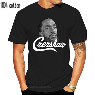 SKTT1 เสื้อยืดผู้ชายและผู้หญิง Custom Design Mens Printed Fashion T-Shirts Nipsey Hussle Legendary Crenshaw Cool Cotton