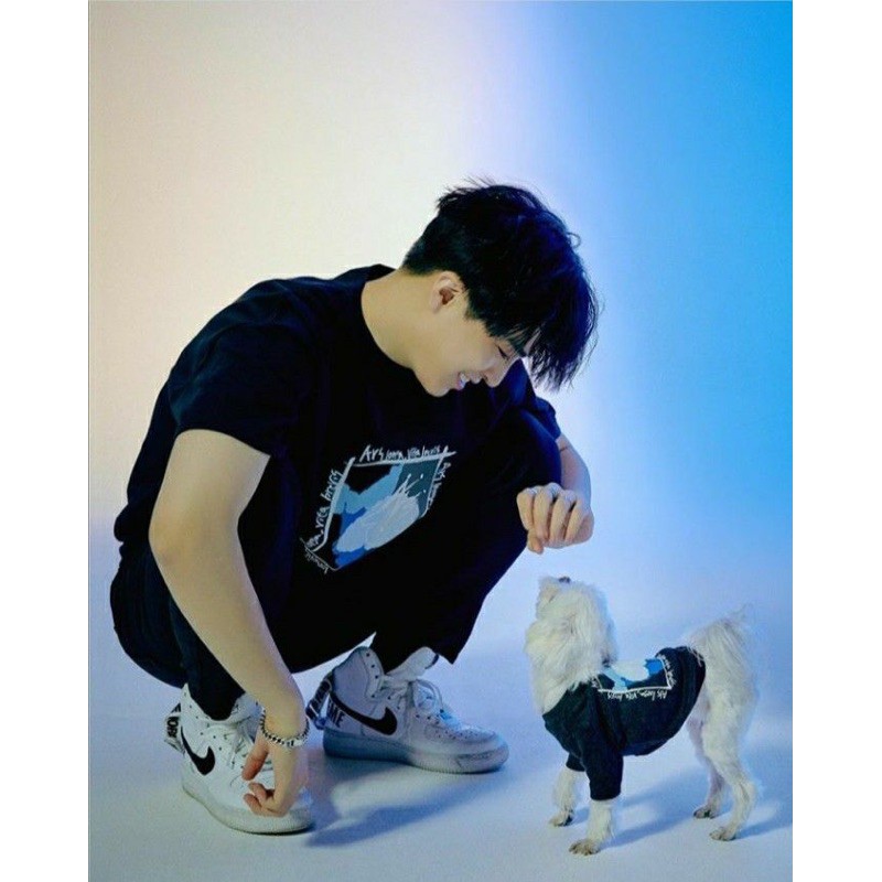 ✨เสื้อสุนัขสีดำ ArsxCoco ออกแบบโดยยองแจ got7