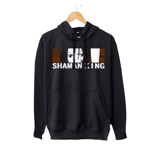 Shaman KING เสื้อแจ็กเก็ต มีฮู้ด ผ้าฝ้าย 100% ลายอนิเมะ jumper