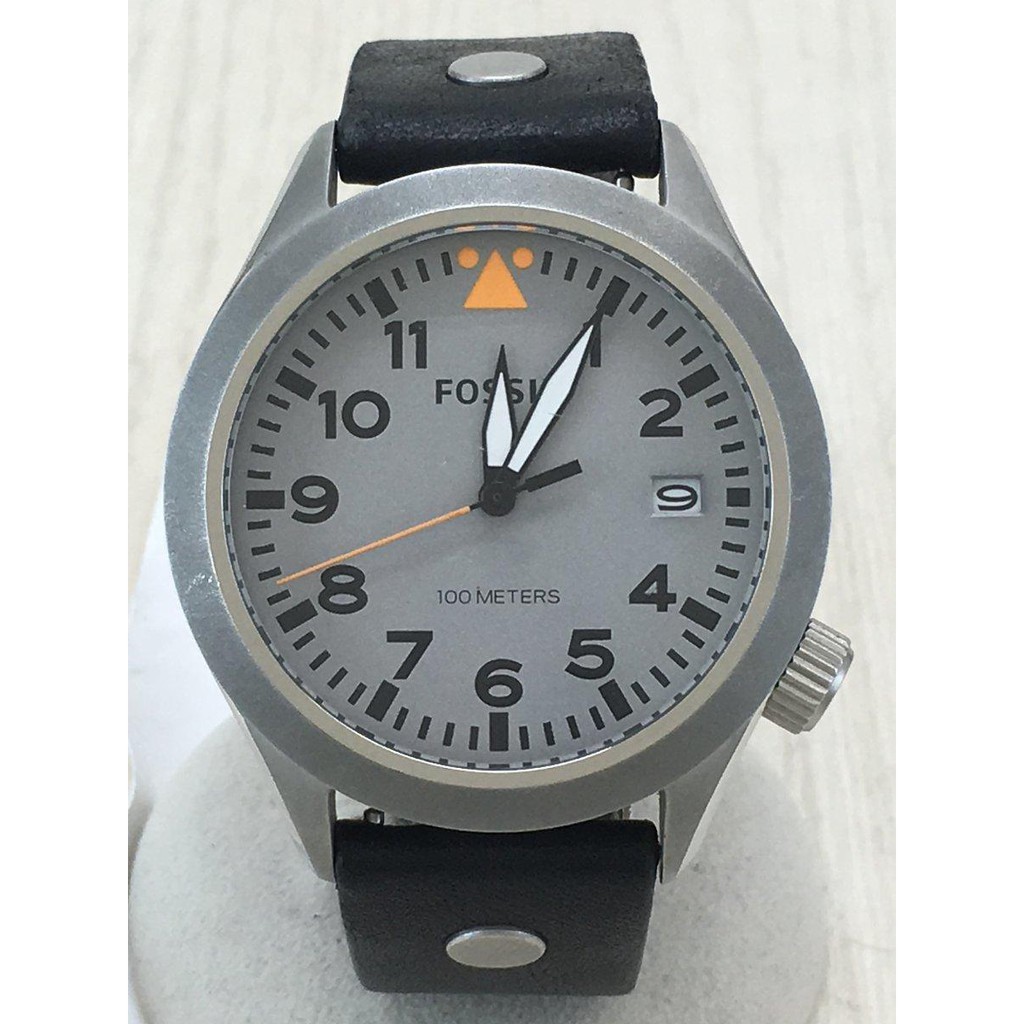﻿JamesMobile นาฬิกาข้อมือผู้ชาย Fossil นาฬิกากันน้ำ44เมตร นาฬิกาสายเรซิ่น รุ่น AM4560 - Grey