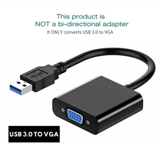 อะแดปเตอร์แปลงสายเคเบิลวิดีโอ USB 3.0 เป็น VGA 1080P สําหรับเดสก์ท็อป พีซี แล็ปท็อป