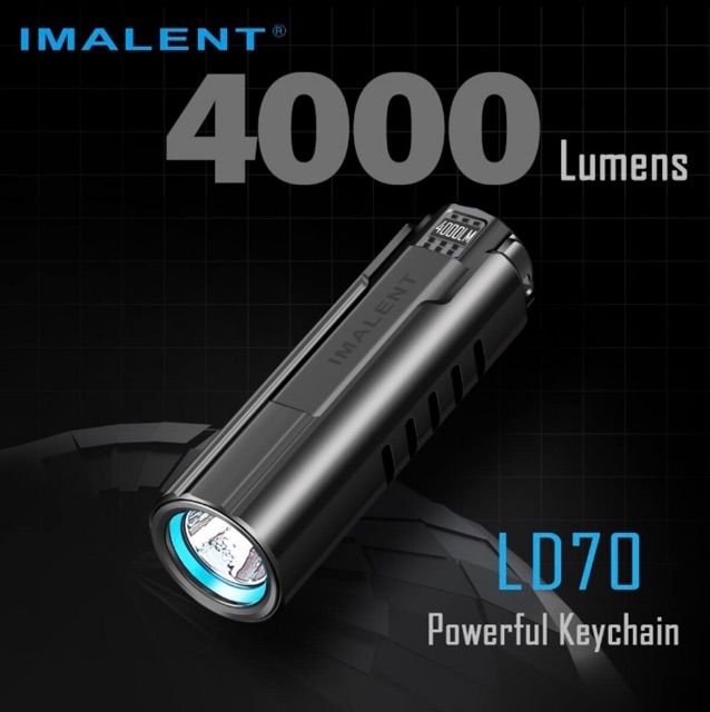 ไฟฉายพลังสูง IMALENT LD70 4000 lumens flashlight