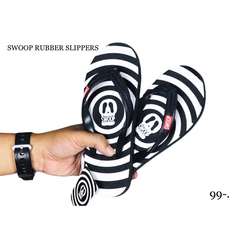 swoop rubber slippers