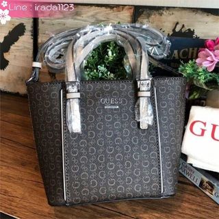 GUESS Factory Womens Diem Logo-Print  Mini Tote Bag ของแท้ ราคาถูก