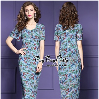 Elegant Pretty Chiffon Print Fashion Korea