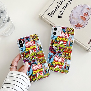Spiderman Poster เคสไอโฟน 13 promax iPhone 11 12 13 14 promax anime case 8พลัส 7 8 Plus Se 2020 เคส X Xr Xs max cover