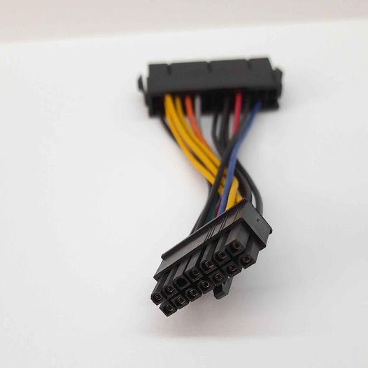 POWER 14 PIN  TO 24 PIN สายสั้น ใช้ต่อ พาเวอร์ซับพลายของคอม สัญญานดี แข็งแรงทนทาน