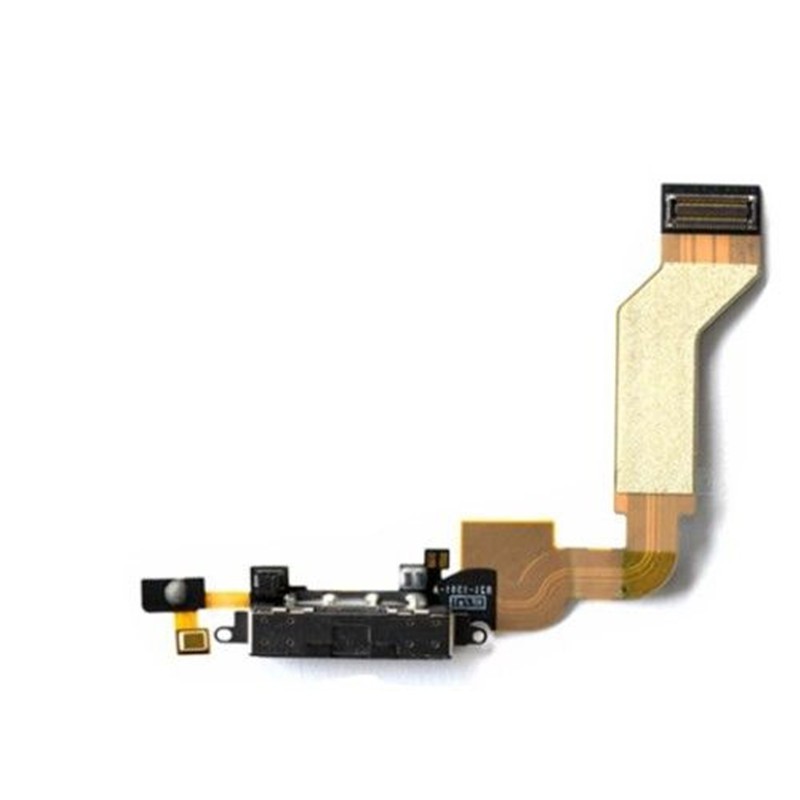 Dock Connector พอร์ตชาร์จสีดําสําหรับ iPhone 4S 4G