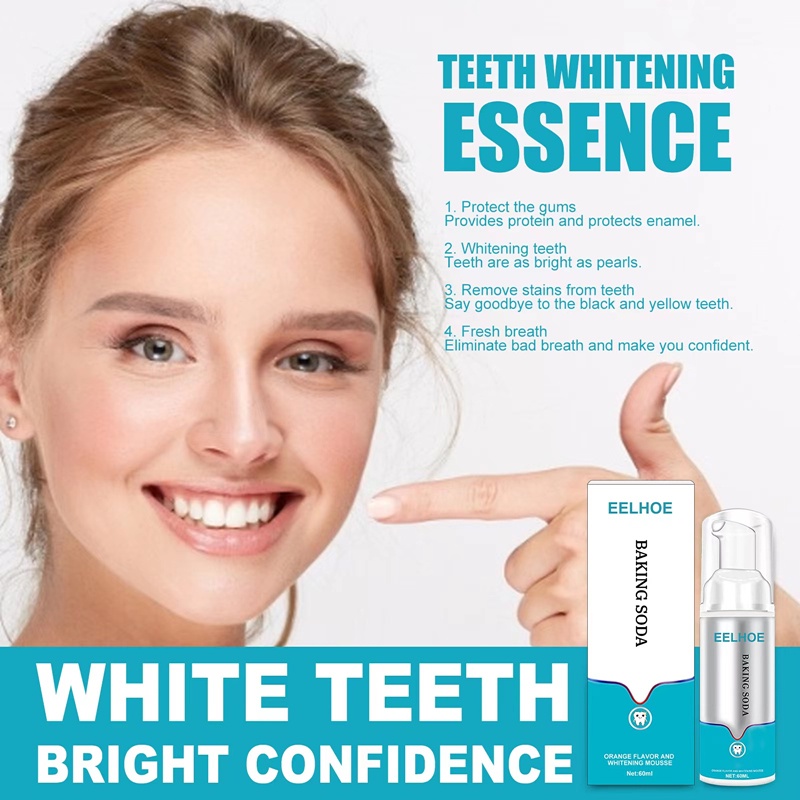 EELHOEเครื่องขูดหินปูน ยาฟอกฟันขาว ฟันขาว น้ำยาฟอกฟันขาว ขจัดคราบหินปูน เจลฟอกฟันขาว ที่ฟอกฟันขาว ยาสีฟันฟันขาว1 ชิ้น te