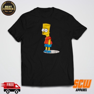 เสื้อยืดผ้าฝ้าย SIMPSON CHARACTER BART TSHIRT HIGH QUALITY COTTON