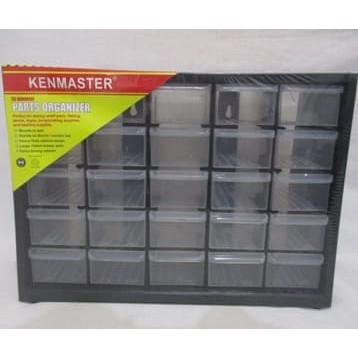 KENMASTER 25 ลิ้นชัก Part Organizer/25 Slot Drawer Rack
