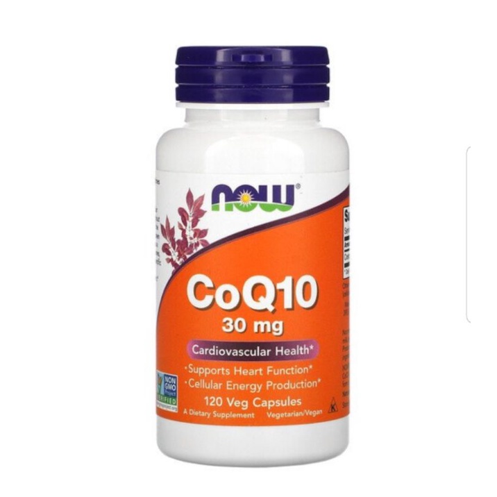Now CoQ10 30mg บรรจุ 120 แคปซูล Exp.01/30