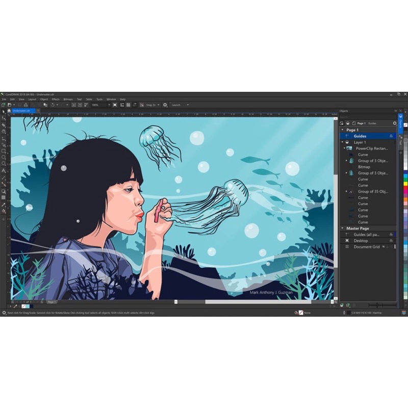 CorelDRAW Graphics Suite 2021 Full (MacOs) โปรแกรมออกแบบกราฟิก
