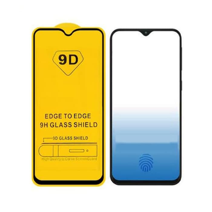 กระจกนิรภัย Oppo Realme U1 Full Cover Color 5D / 6D / 9D - สีดํา