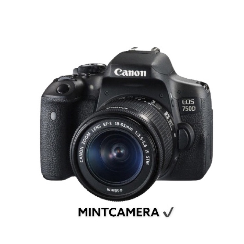 Canon 750D + 18-55 mm{สินค้ามือสอง} มีWi-Fi สภาพสวย+ประกัน1เดือน✔️พร้อมจัดส่ง