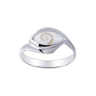 SILVER THAI Eye ring silver shiva eye shell   ตัวเรือนเงินแท้925แหวนรูปก้นหอย