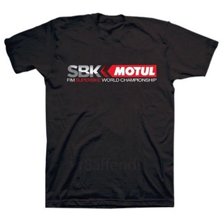 เสื้อยืดผ้าฝ้าย Wsbk Motul Fim Racing Motorcycle Mens Casual Cotton Loose T Shirt