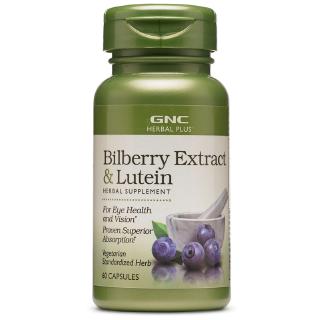 GNC BILBERRY EXTRACT&amp;LUTEIN Essence Capsule 60caps Relieve Dry Eyes บรรเทาอาการตาแห้ง บลูเบอร์รี่ เอสเซ้นส์แคปซูล