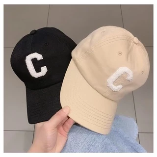 150 หมวกแก๊ปเบสบอลปักลายตัวอักษร C แบบ Lisa ใส่ เหมาะสำหรับผู้ชายและผู้หญิง พร้อมส่งไทยใส่กล้อง