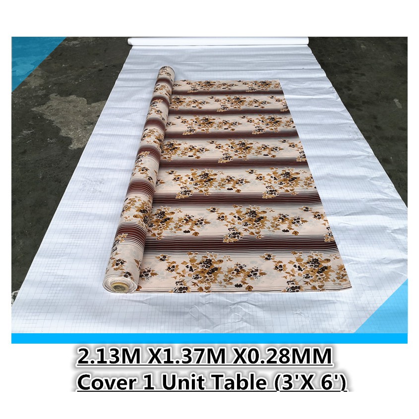 Itop ตาราง 2.13m x 1.37m x 0.28mm ตารางผ้าสําหรับ Night Bazaar Night Market