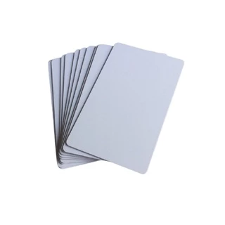 บัตรพลาสติก บัตรขาวเปล่า PVC CARDจำนวน 50 ใบ หนา 0.76 mm. ขนาด 85x54 mm. สำหรับ EPSON T60/L800/L805/850/L8050/ L18050