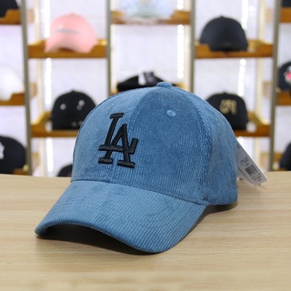 La หมวกเบสบอล los angeles dodgers mlb นําเข้าจากเกาหลี สีฟ้า