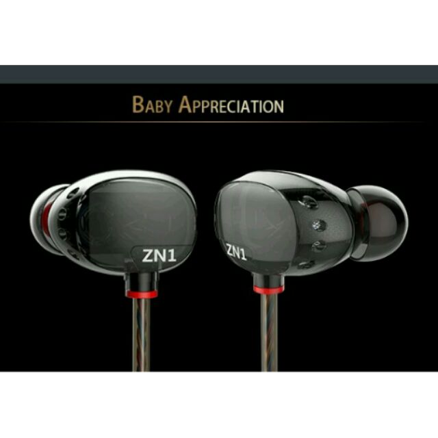 🆒 หูฟังโฮมเธียเตอร์ KZ ZN1 MINI ส่งฟรีทันที BASS HIFI DOUBLE UNIT DYNAMIC พร้อมส่ง