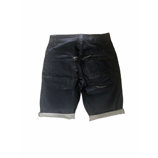 NUDIE THIN FINN DRY BLACK COATED ขาสั้น