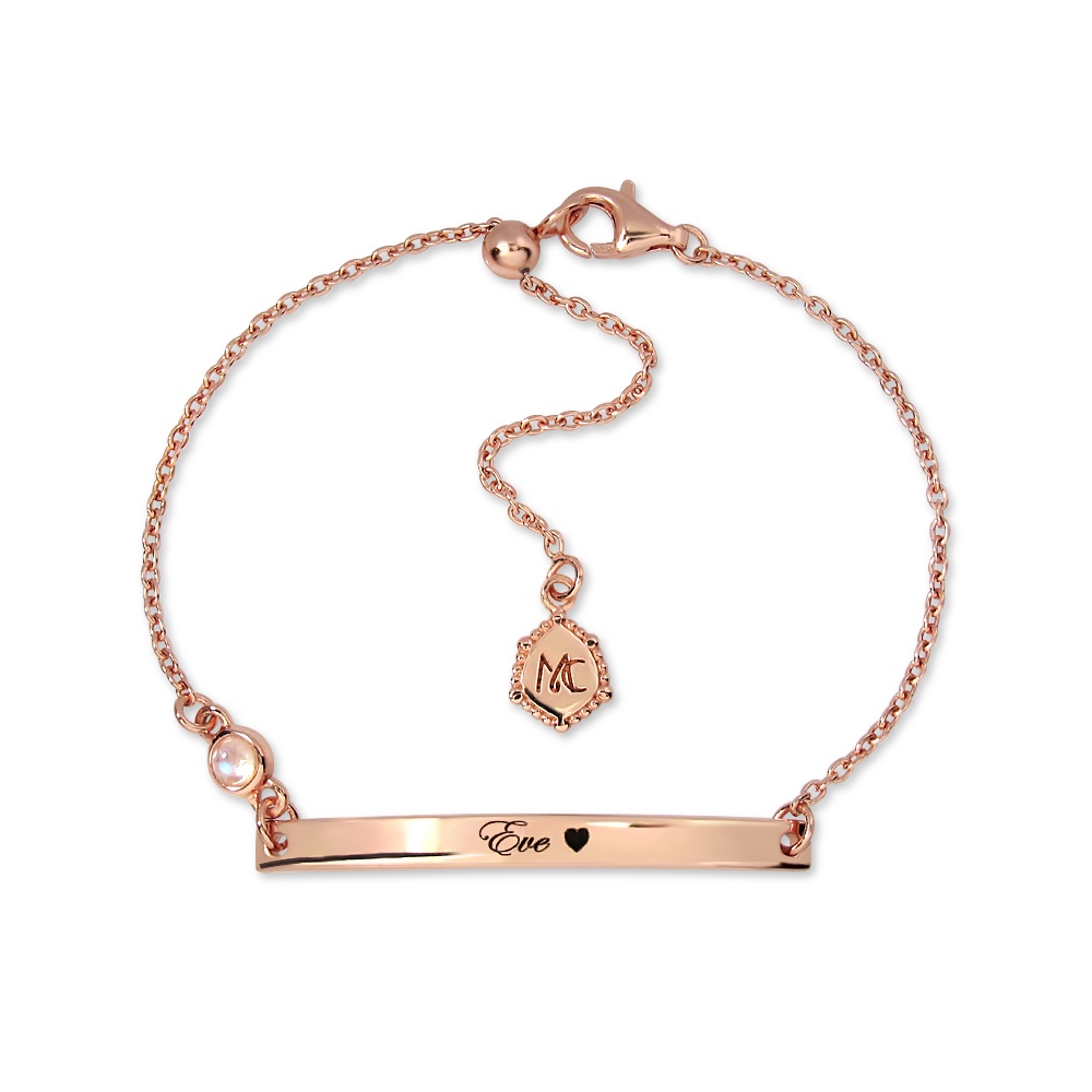 Mizuchol กำไลเงินแท้ พลอย Moonstone - A Night with Moonlight - My Moon (Female)