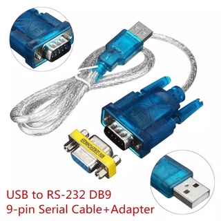 USB to RS232 Serial Port 9 Pin DB9 Cable COM Port Adapter Convertor With Female Adapter Supports for Windows 8 No CD