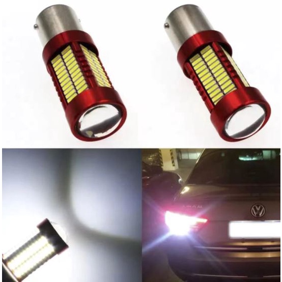 หลอดไฟเบรค 1156 BA15S, 1157 BAY15D สําหรับรถยนต์และมอเตอร์ไซค์ 106 LED 4014