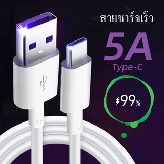 สาย USB Type C Micro USB IP USB ยาว 1 เมตร/1.5 เมตร/2 เมตร สายชาร์จเร็วสุด USB 5A สายชาร์จ หัวชาร์จ