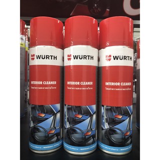 โฟมทำความสะอาดภายในรถ WURTH Interior Cleaner 500ml.