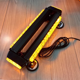 🔥ไฟไชเลนส์ฉุกเฉิน LED 2ช่อง2หน้า12-24V ยาว40cmสีเหลือง