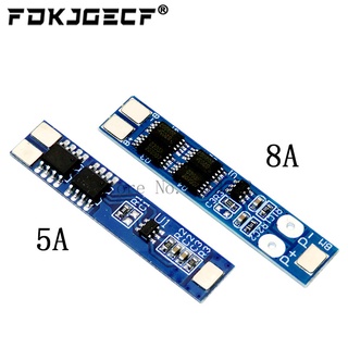 บอร์ดชาร์จแบตเตอรี่ลิเธียม 2S 5A 8A 7.4V 8.4V 18650 Li-ion BMS