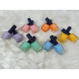 สีทาเล็บ #โทนสีพาสเทล เซต12 ขวด Nail Color  By Love Me