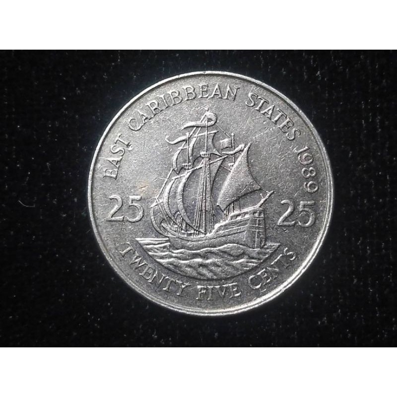 เหรียญ​ต่างประเทศ​(1603)แคริบเบียน​ตะวันออก​ 1989