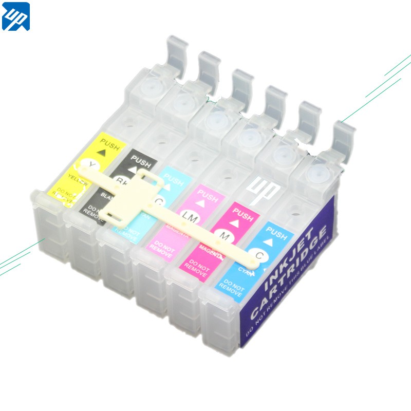 6pcs ตลับหมึก CISS ที่ว่างเปล่าสําหรับ epson T0791 T0811 t0821 T0781 T0771 T0981 T0801 T0851 T0961 T
