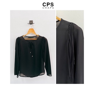 shirt cps sz.s ผ้าชีฟองพริ้วๆ ไม่ต้องรีด ไร้ตำหนิ