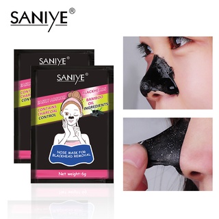 Saniye แผ่นแปะสิวเสี้ยน เมมเบรน กําจัด หน้ากาก แถบจมูก ทําความสะอาดล้ําลึก สติกเกอร์ BlackHead สิวหัวขาว ทําความสะอาดรูขุมขน