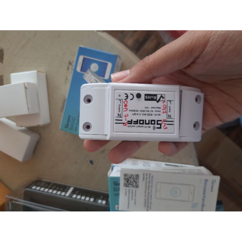 ส่งฟรีไม่ใช้โค้ด‼Sonoff Wifi  switch 433Mhz