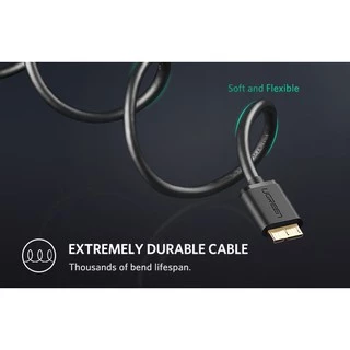 UGREEN รุ่น US130 สายเคเบิ้ล USB3.0 to Micro-B3.0 Gold-plated ความยาวสาย 0.25-2 เมตร