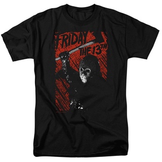 เสื้อยืดผ้าฝ้ายพิมพ์ลายขายดี เสื้อยืดลําลอง แขนสั้น คอกลม ลาย Friday the 13Th Jaslives แฟชั่นฤดูร้อน สําหรับผู้ชาย วันพ่