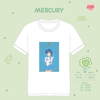 เสื้อยืดลาย Sailormoon(MERCURY)สามารถปรับแต่งได้