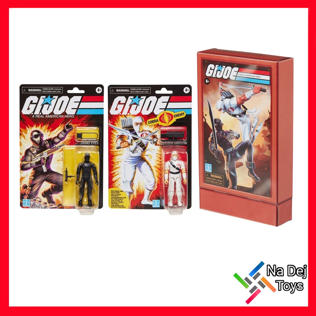 G.I. Joe Snake Eyes & Storm Shadow 3.75" Figure สเนค อายส์ & สตอร์ม ชาโดว์ จาก จีไอโจ ขนาด 3.75 นิ้ว ฟิกเกอร์