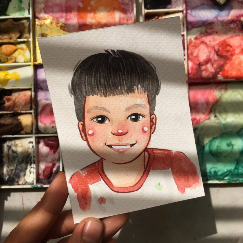 รับวาดรูป ราคาน่ารัก สบายเป๋า ขนาด 3x4”และ4x5”